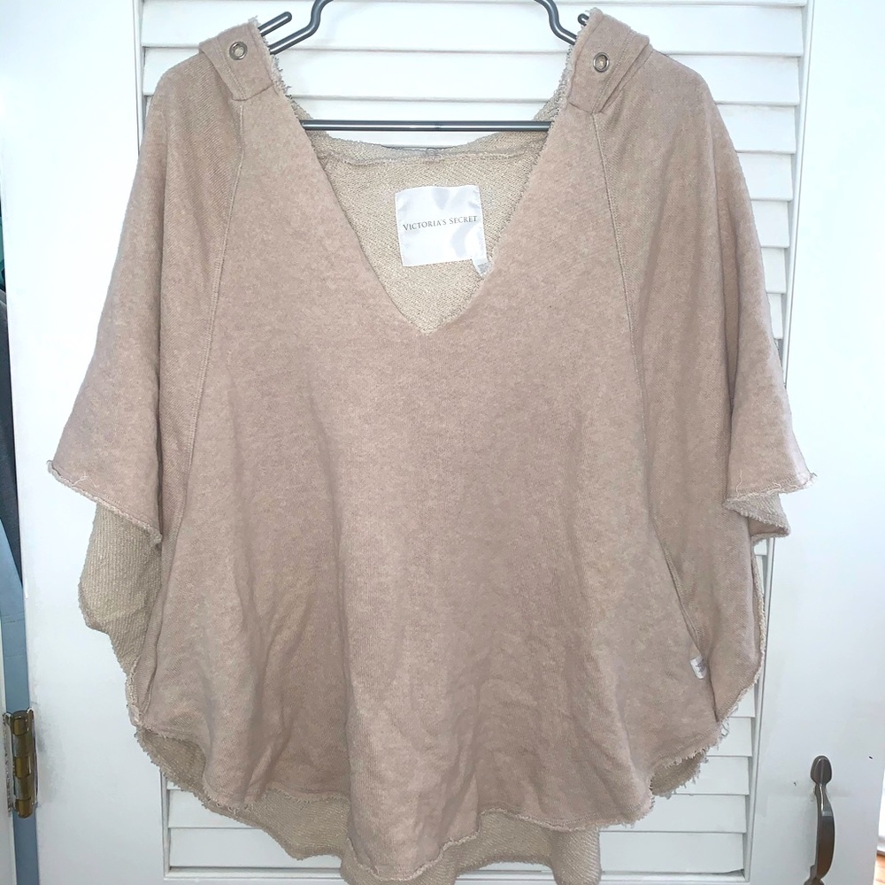 VS Oversized Hooded Poncho sweatshirt